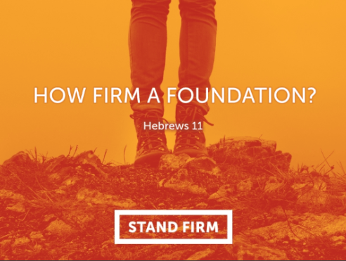 How Firm A Foundation?
