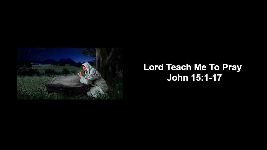 Lord Teach Me To Pray Image
