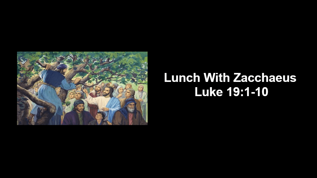 Lunch With Zacchaeus Image