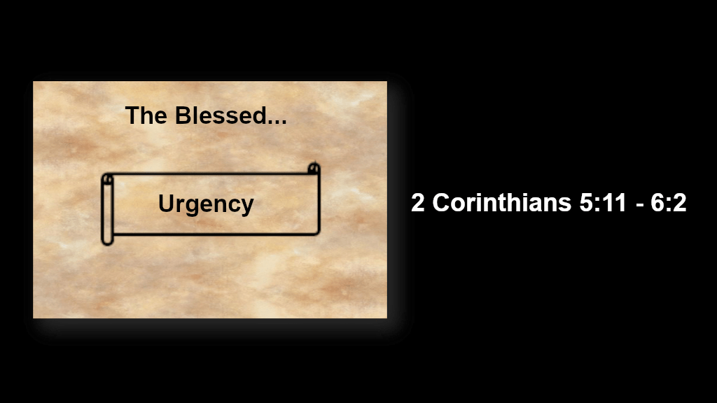 The Blessed Urgency Image